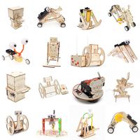 Kit de construction robotique en bois populaire, projets électriques STEAM, ensemble d'ingénierie, jouet scientifique DIY STEM pour l'école