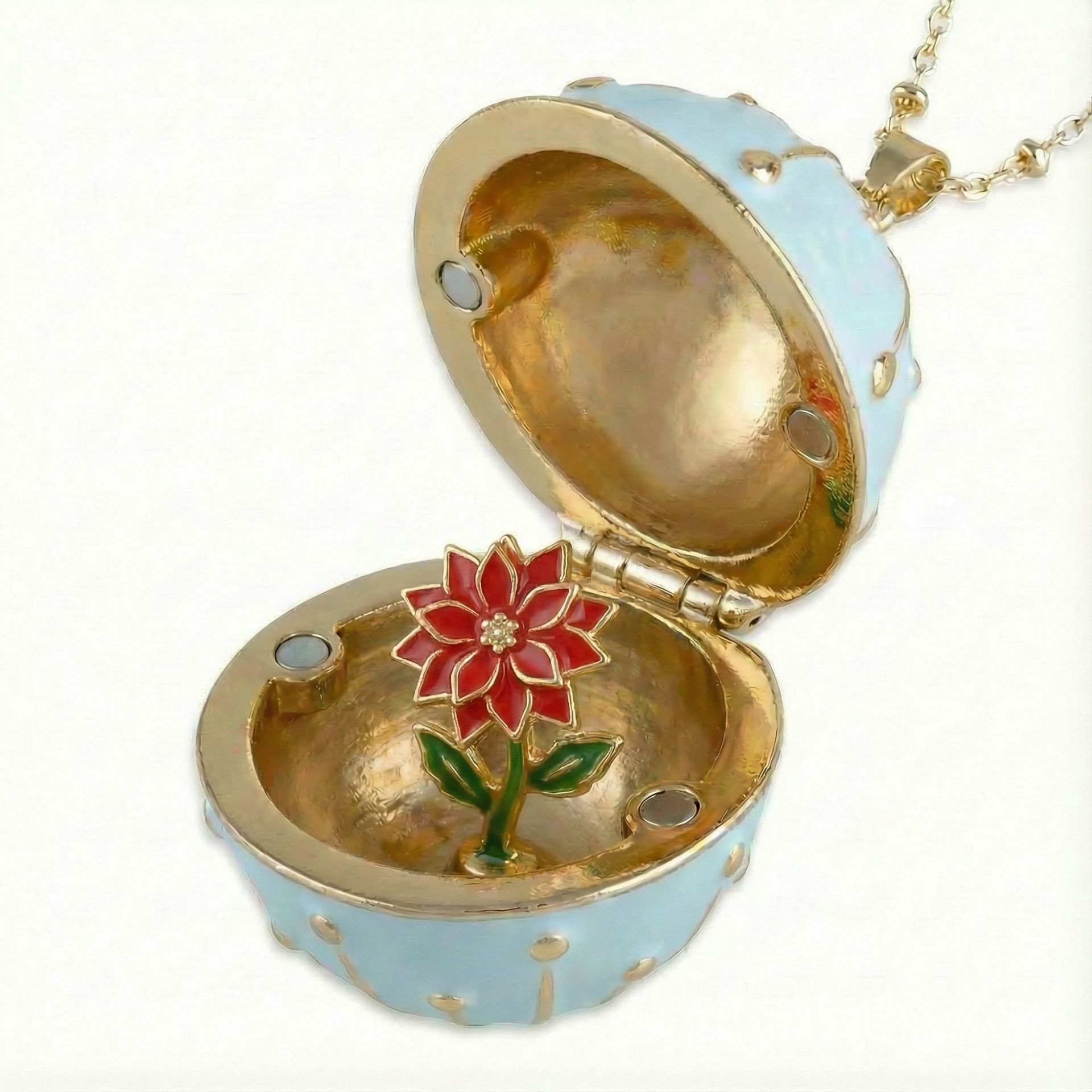 Collier de fleurs de Noël de décembre