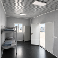 Conteneurs à faible coût pour les entreprises, maison modulaire préfabriquée, maison conteneur détachable pour l'hébergement des travailleurs des camps miniers