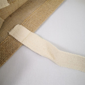 Eco friendly Customize logo Recycle Personalized Custom 100% <strong>Jute</strong> <strong>Tote</strong> <strong>Bag</strong> <strong>Wholesale</strong> - Product Image 5