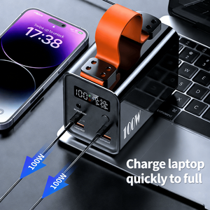 <span class=keywords><strong>Cargador</strong></span> Rápido de Aleación de Aluminio de Alta Capacidad de 60000 mAh, USB DC, Pantalla LED, Soporte para Lámpara de Viaje, Panel <span class=keywords><strong>Solar</strong></span> Magnético, Banco de Energía <span class=keywords><strong>Anker</strong></span> para Exteriores - Product Image 3