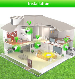 SUnivision Wifi Tuya 4 CH 4 Kênh Kit 4CH Pin NVR Kit Hệ Thống Kit Không Dây Năng Lượng Mặt Trời Bảng Điều Khiển Bán Buôn Hệ Thống Máy Ảnh An Ninh - Product Image 5