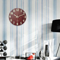 K & B harga murah arloji fluoresensi lampu malam kayu jam dinding bercahaya/jam dinding digital horloge untuk dijual