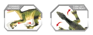 <span class=keywords><strong>Juguete</strong></span> de Dinosaurio <span class=keywords><strong>Robot</strong></span> con Control Remoto de 2.4GHZ, Dinosaurio Eléctrico que Camina con Luces, Sonidos y Spray - Product Image 3
