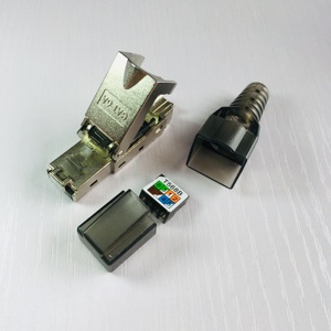 Venta directa de fábrica de Cat6A RJ45 conector Toolless de la Asamblea para la instalación de Cable de red herramienta gratuita con alivio de tensión - Product Image 2