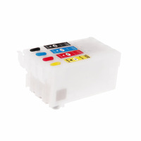 Cartouche d'encre rechargeable Unic Hot 812XL T812XL avec puce pour imprimante Epson Workforce WF 7820 7840 Haute performance pour une impression optimale