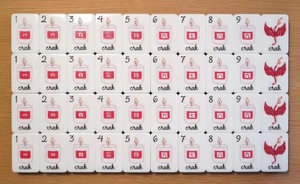 Tuiles de Mahjong Américaines Personnalisées 160 Pièces, Motif Café, Livres et Plantes d'Intérieur, Jeu de Mahjong Style Chaleureux pour Cadeau de Club - Product Image 2