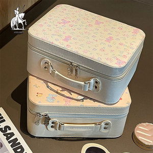 Bonito organizador grande de lujo resistente al agua para mujer, caja de almacenamiento de viaje con logotipo personalizado, estuches para brochas de maquillaje, bolsa de cosméticos - Product Image 1