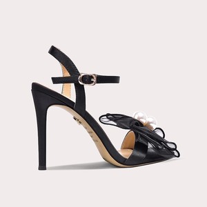Sandalias de Tacón con Diseño de Orquídea 3D para Mujer, Marca Lily Wei, con una Sola Tira, Punta Descubierta, Lazo No Extraíble, Estilo Stiletto - Product Image 2
