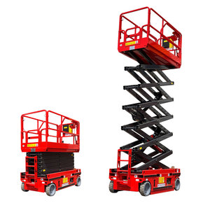 Piattaforma di Lavoro Aerea Elettrica Idraulica Semovente, Piattaforma Elevatrice Mobile Elettrica, Sollevatore a Forbice Cinese 4-14m in Vendita - Product Image 1