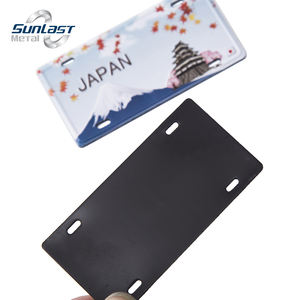 צלחת אלומיניום מותאם אישית מובלט רישיון צלחת מקרר מגנט יפן מגנט מקרר תמונות - Product Image 4