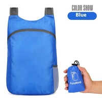 Sac à dos de voyage pliable ultra-léger, logo personnalisé imprimé, publicité, sac à dos pliable de sport