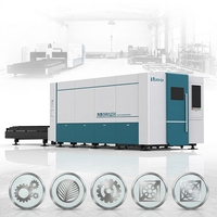 Machine de découpe laser à fibre haute puissance LX3015PHO de haute qualité, 1000W-30000W, pour la découpe de tôles de 20 mm avec protection intégrale