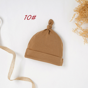 बुना हुआ कार्बनिक कपास बच्चे Knotted टोपी थोक - Product Image 5