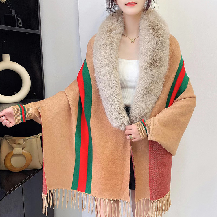 shawl with sleeves
