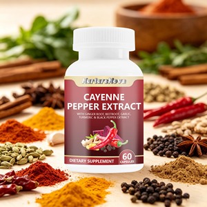 Capsules d'extrait composé de piment de Cayenne NurtureNova, 60 unités, compléments alimentaires nutritionnels pour adultes, <span class=keywords><strong>bienfaits</strong></span> antioxydants - Product Image 4