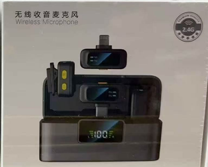 Microphone sans fil cravate PIX-LINK Q18 2 <span class=keywords><strong>en</strong></span> 1, microphone cravate magnétique à 2 boutons, <span class=keywords><strong>enregistrement</strong></span>, diffusion <span class=keywords><strong>en</strong></span> direct - Product Image 4