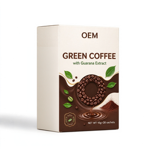 Café Instantáneo con L-Carnitina OEM en Polvo con Características de Adelgazamiento y Control de Energía para Adultos, Grado Alimenticio, 20 Sobres/Caja - Product Image 1