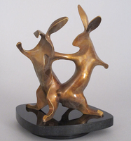 Statue de lapin en bronze inspirée de la figurine de Peter Rabbit pour la décoration intérieure et extérieure de la bibliothèque, cadeau littéraire pour aire de jeux