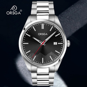 Reloj de moda para hombre, calendario de montaña, fuente de negocios, reloj de cuarzo informal - Product Image 4