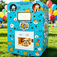 Machine de toilettage pour animaux de compagnie entièrement automatique, multifonctionnelle, pour le lavage, le nettoyage, la désinfection et le séchage des chiens, kiosque en libre-service intégré