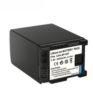 แบตเตอรี่กล้อง HFS30 BP-827 3400มิลลิแอมป์ต่อชั่วโมงสำหรับ Canon VIXIA HFS100 HF20ได้รับการรับรอง CE - Product Image 2