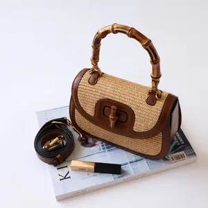 Genuine <strong>Leather</strong> <strong>Women</strong> Handbags Ladies Designer Bag 2022 Handbags <strong>for</strong> <strong>Women</strong> Luxury Bamboo Bag Cover Polyester Lock <strong>Satchels</strong> - Product Image 4