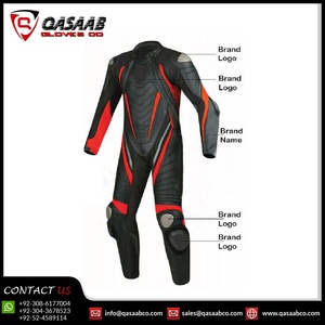 Ropa deportiva OEM de alta calidad para todas las estaciones, traje de moto de cuero para carreras de motos XL hecho a medida con logotipo - Product Image 4