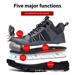 Botas de Seguridad Transpirables para Hombre, de Uso Industrial, de Moda, para Senderismo, OEM, Gran Venta - Product Image 6
