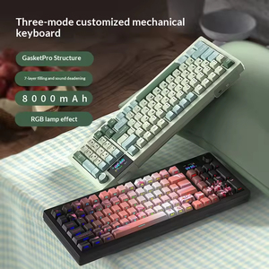Clavier mécanique tri-mode à commutation à chaud, sans fil Bluetooth, pour jeux, bureau et ordinateur - Product Image 5