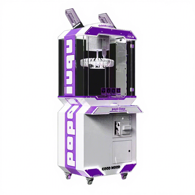 Customized Automatic Cheap Gift Option Card Mini Space Rabbit Clip Claw Machine Coin Operated Games Machine