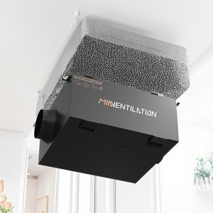Mejore su ventilación 800m ³/H Ventilador de techo de aire fresco Ionizador HEPA H13 verdadero Reemplaza el escape del baño antiguo Evita los olores de moho - Product Image 1