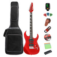 Gitar Elektrik OEM D-150 6-Senar, Body Basswood, Neck Maple Kanada, Finishing High-Gloss, 24-Fret, Modern Putih
