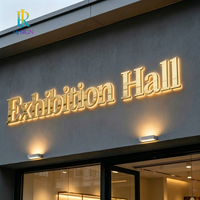 Enseigne lumineuse LED personnalisée en acrylique et métal, logo 3D rétroéclairé, boîte à lumière murale pour décoration intérieure de spa et salon, idéale pour les entreprises