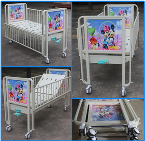 BR-BB03廉价耐用医院靠背可调平板儿童婴儿床儿童床女孩待售 - Product Image 4