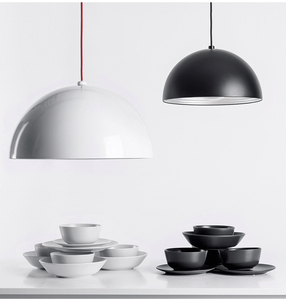 Lampe suspendue industrielle pour bar, <span class=keywords><strong>abat</strong></span>-<span class=keywords><strong>jour</strong></span> <span class=keywords><strong>rond</strong></span> en aluminium noir et <span class=keywords><strong>blanc</strong></span> E27 avec pare-soleil, couleur or rose, BY1052 - Product Image 5