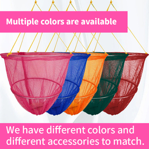 רשת מתקפל נייד צבעוני קל לדוג כלי דיג ילד סרטן מלכודת רשת - Product Image 6