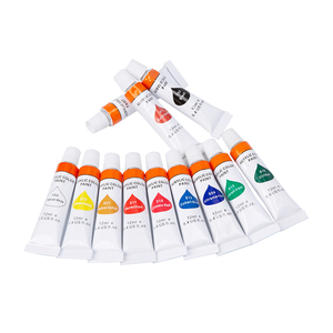 <span class=keywords><strong>Cours</strong></span> de peinture acrylique et ensemble de peinture acrylique 12ml 12 couleurs - Product Image 1