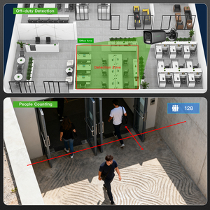 Caméra de sécurité IP <span class=keywords><strong>Bullet</strong></span> économique G.Craftsman GR-TFI-M5V 5MP avec vision nocturne extérieure étanche IP67 et application HiEasy - Product Image 5