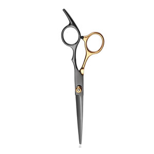 Ciseaux de coiffure professionnels en acier inoxydable à long manche pour femmes et hommes, usage domestique et en salon, logo personnalisé et C - Product Image 6