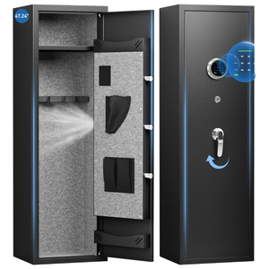 Miễn phí vận chuyển lớn bảo vệ cá nhân thép súng an toàn với an ninh cao điện tử kỹ thuật số khóa - Product Image 1