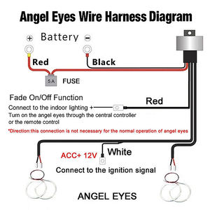 6x cotone LED Angel Eyes Halo kit faro per <span class=keywords><strong>Alfa</strong></span> <span class=keywords><strong>Romeo</strong></span> 159 2005 2006 2007 2009 <span class=keywords><strong>2010</strong></span> 2011 accessori Auto DRL - Product Image 6