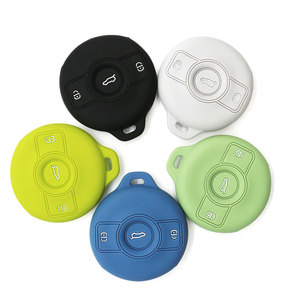 Étui de protection pour clé de voiture à distance en silicone populaire, accessoires pour Mercedes Benz <span class=keywords><strong>SMART</strong></span> Fortwo 1 3 boutons, porte-clés, coque - Product Image 2