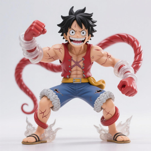 Tokoh aksi Anime Luffy, mainan koleksi Dekorasi Model PVC