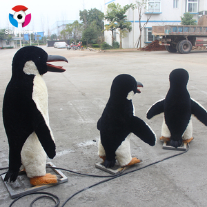 Hoge Simulatie levensgrote polar penguins standbeelden - Product Image 6