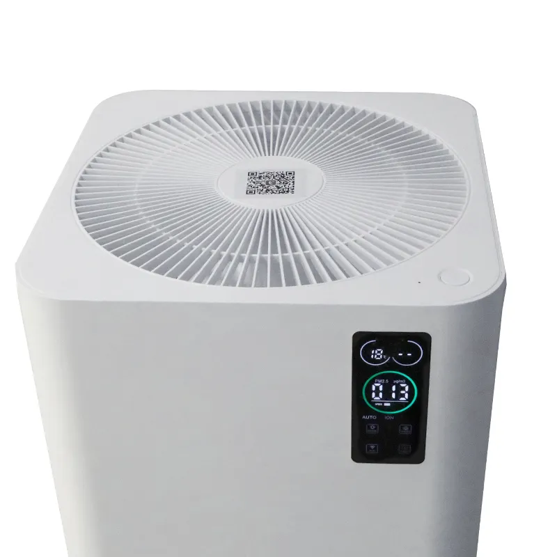 Purificador de ar Hepa com controle Wi-Fi inteligente, ventilação doméstica com recuperação de energia para usuários de fumaça, filtro Hepa, purificador de ar OEM