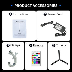 IP65 kablosuz pil piksel kılavuz tüp 360 piksel tüp açık DJ sahne işık parti Neon tüp - Product Image 4