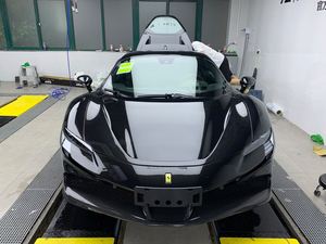 Parachoques trasero de labio delantero de fibra de carbono estilo OEM, faldón lateral de ala trasera, conjunto completo, kit de decoración Exterior para <span class=keywords><strong>Ferrari</strong></span> SF <span class=keywords><strong>90</strong></span> - Product Image 3