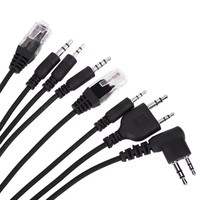 Cable de programación USB 8 en 1 para Baofeng. Para radios múltiples Kenwood TYT QYT 1. Para 4,26 pies
