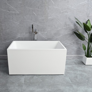 Freestanding Acrylic bồn tắm nhúng dày và sâu hơn ngồi bồn tắm CE/UPC/Watermark chứng nhận hình chữ nhật trắng bồn tắm - Product Image 2